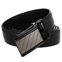 HKM-397331 Automatic Buckle Genuine Leather Men’s Belt - Model LY33-1853-5