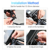 HKM-159699 Universal Bicycle Phone Holder for Secure Navigation and Easy Access