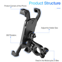 HKM-159699 Universal Bicycle Phone Holder for Secure Navigation and Easy Access