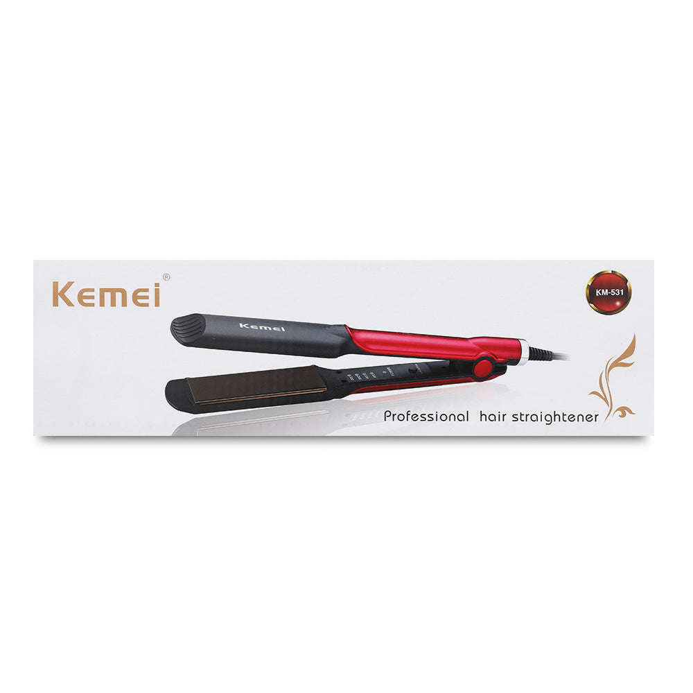 HKM-352915 Wet And Dry Hair Straightener with Tourmaline Ceramic, Temperature Control & 30mm Diameter