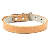 HKM-526931 Pet PU Leather Collar with Wire Buckle in Various Colors and Sizes