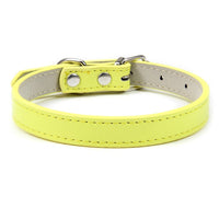 HKM-526931 Pet PU Leather Collar with Wire Buckle in Various Colors and Sizes