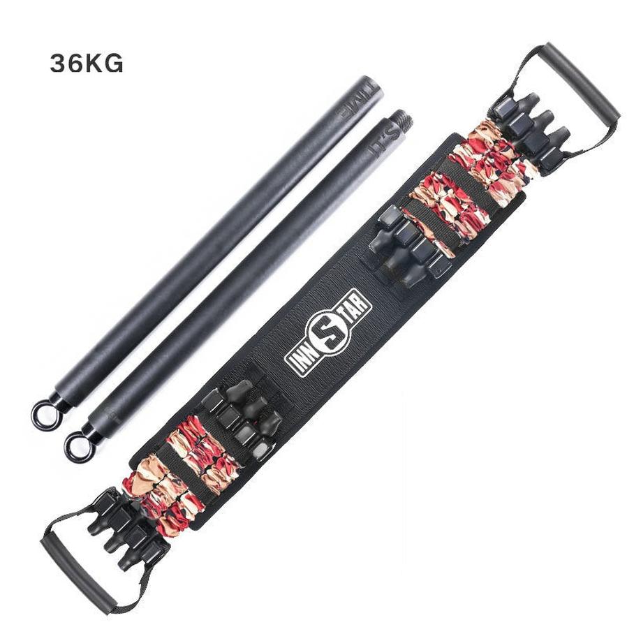 HKM-708371 Elastic Chest Expander with Bench Press Stretcher and Support Belt