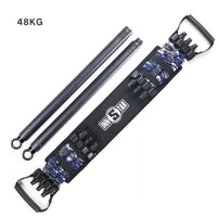 HKM-708371 Elastic Chest Expander with Bench Press Stretcher and Support Belt