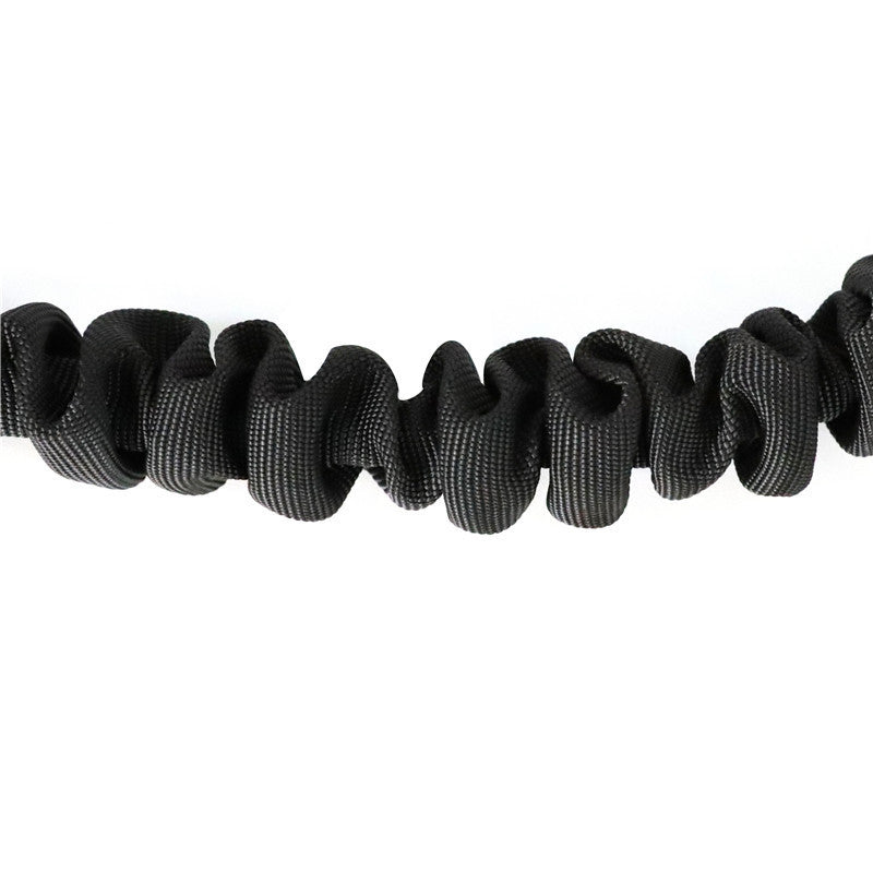 HKM-543059 Nylon Outdoor Sports Belt Leash for Dog Walking and Running - Black, 30*20*4cm