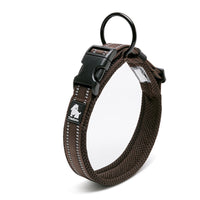 HKM-902035 Reflective 3M Soft Padded Dog Collar with Mesh Lining - Durable and Comfortable for Pets