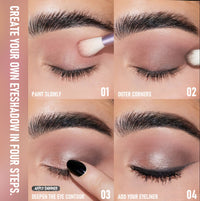 HKM-751379 12-Color Eyeshadow Palette - Matte, Brightening, and Versatile Shades for Eye Makeup