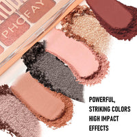 HKM-751379 12-Color Eyeshadow Palette - Matte, Brightening, and Versatile Shades for Eye Makeup