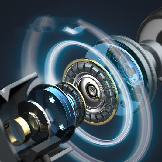 KTX-213843 Wired In-Ear Headphones with Heavy Bass and Microphone, 3.5mm Plug