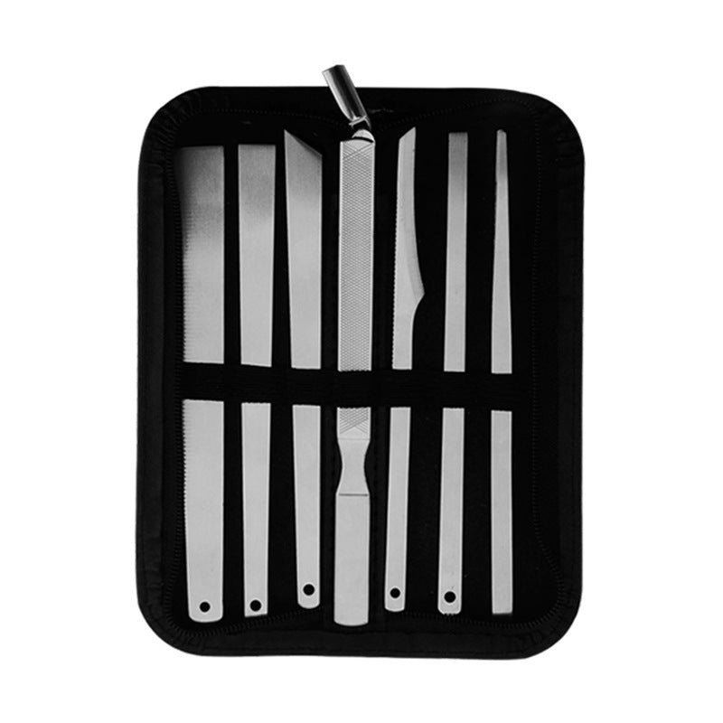 HKM-396947 Seven-Piece Stainless Steel Nail Trimming Tool Set for All Skin Types