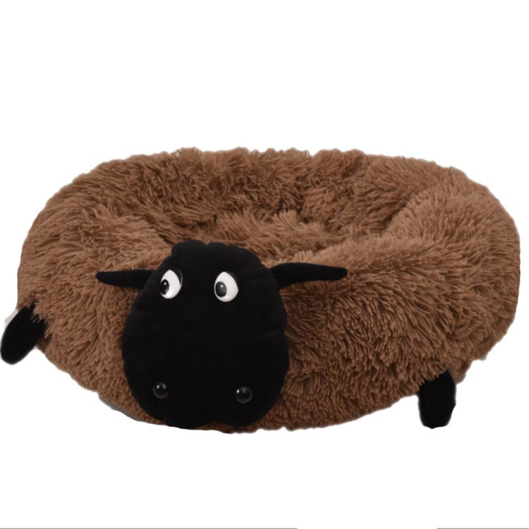 HKM-398611 Soft Cloth Round Cat Litter Pad - Multiple Sizes for Cats up to 50 kg