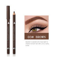 HKM-324243 Waterproof and Sweat-proof Eyeliner Pencil in Multicolor Options: Black, Dark Brown, Light Brown