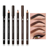 HKM-324243 Waterproof and Sweat-proof Eyeliner Pencil in Multicolor Options: Black, Dark Brown, Light Brown