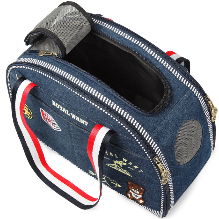 HKM-167763 Portable Japanese Style Pet Diaper Bag for On-the-Go Convenience