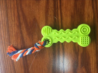 HKM-143571 Durable TPR Wave Biscuit Dog Toy for Small Dogs - Multi-Color with Soft Rubber Material for Chewing and Dental Health