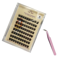 HKM-927891 3D Self-Adhesive False Eyelashes with Small Tweezer Tool - 8 Rows