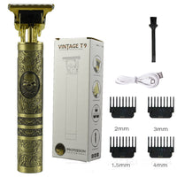 HKM-986195 Cordless Hair Clipper with Titanium Alloy Blade for Hair and Beard Trimming