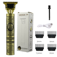 HKM-986195 Cordless Hair Clipper with Titanium Alloy Blade for Hair and Beard Trimming