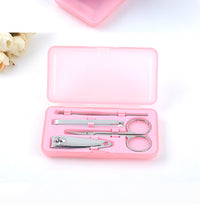HKM-297491 Stainless Steel Nail Clipper Set in Multiple Colors for Grooming Needs