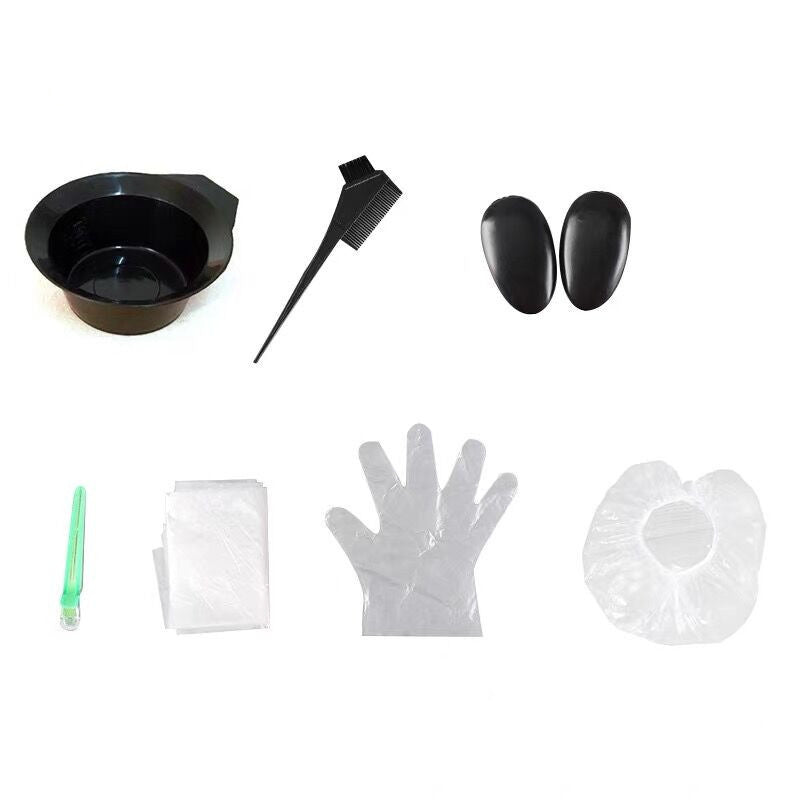 HKM-028179 Oxygen Milk Hair Color Set with Coloring Tools - 100ml Cream & Gel