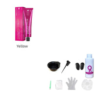 HKM-028179 Oxygen Milk Hair Color Set with Coloring Tools - 100ml Cream & Gel