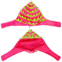 HKM-634131 Pitaya Fruit Design Cozy Pet Hat for Dogs and Cats - Lightweight, Breathable, Adjustable Costumes for Halloween Parties