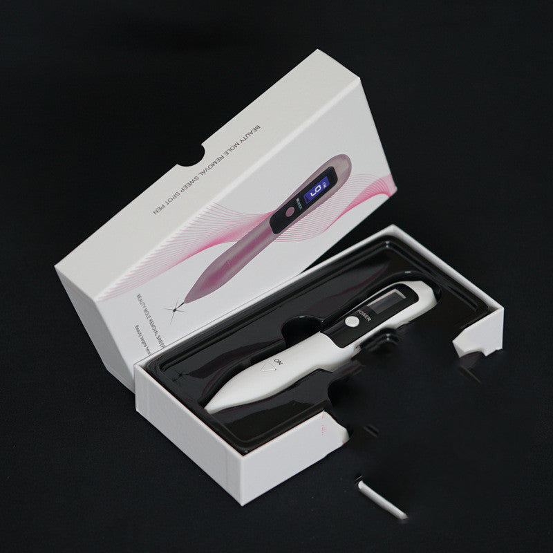 KTX-936979 LCD Skin Tag and Dark Spot Remover Pen with Multiple Speed Settings for Laser Mole and Wart Removal