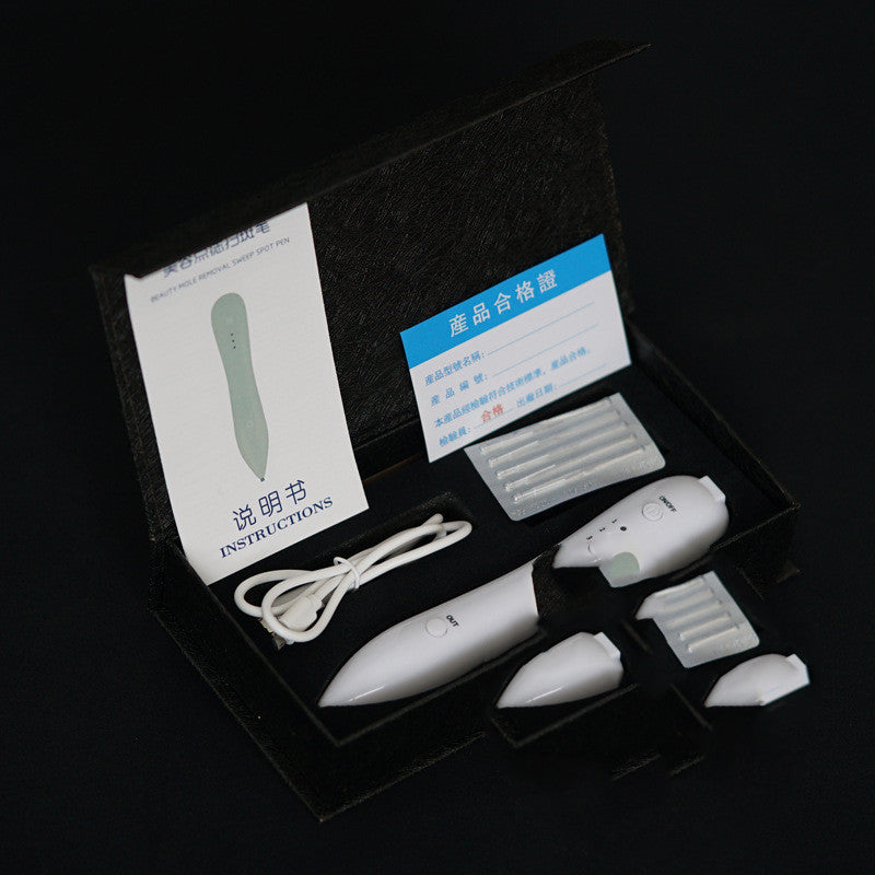 KTX-936979 LCD Skin Tag and Dark Spot Remover Pen with Multiple Speed Settings for Laser Mole and Wart Removal