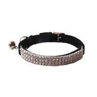 HKM-178003 Flannel Elastic Buckle Cat Collar - Available in Multiple Colors