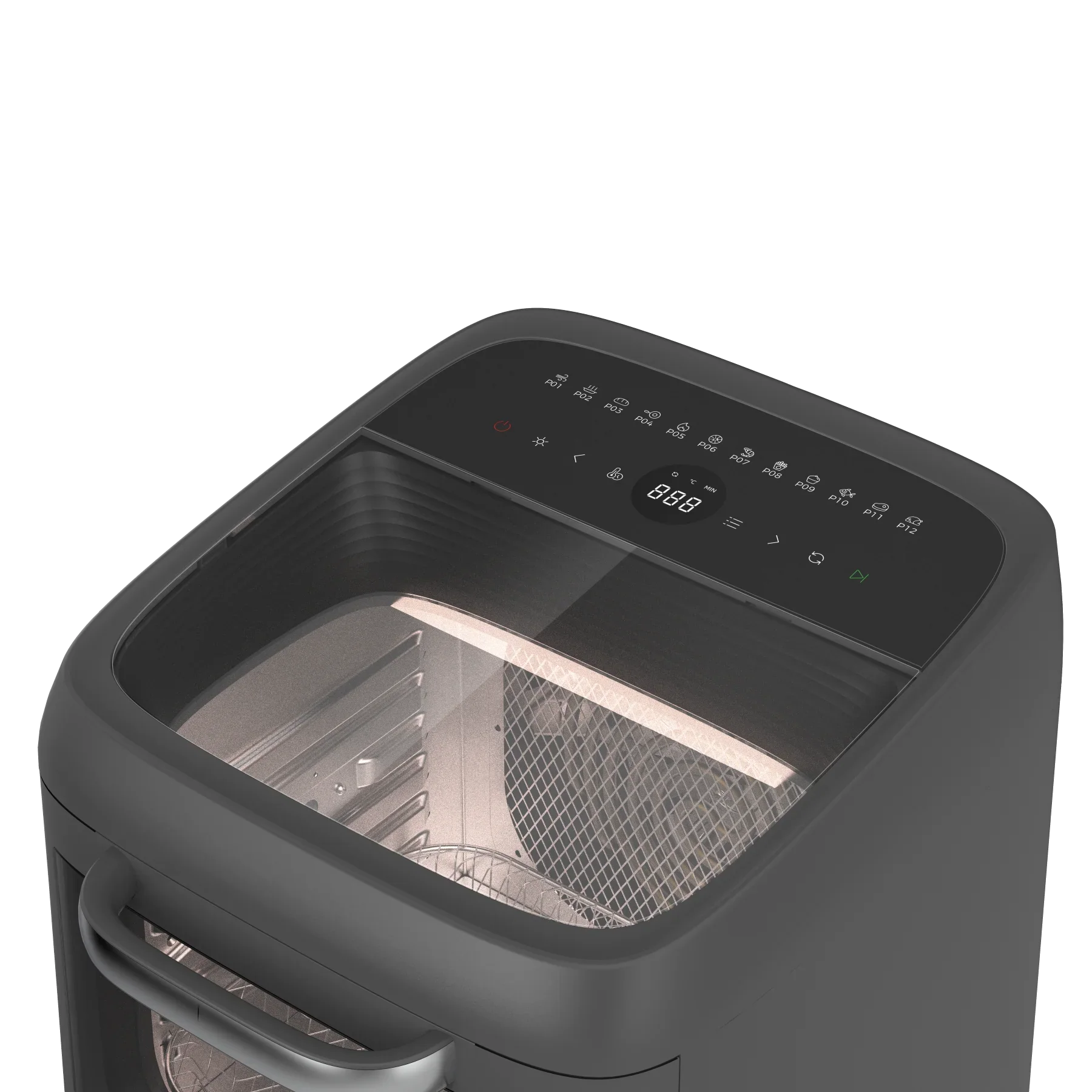 KTX-106579 12L Digital Air Fryer with One-Touch Control for Healthy Cooking and Crispy French Fries