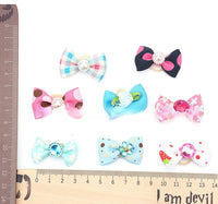 HKM-909779 Festive Pet Bow Headband Set - 10 Assorted Decorations for Pets