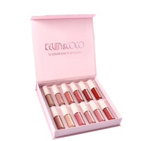 HKM-124179 12-Color Waterproof Lip Gloss Set for Long-Lasting Shine and Hydration