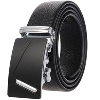 HKM-719251 Men's Cowhide Leather Belt - Model LY36-000011-5, Classic Style for Everyday Wear