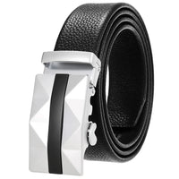 HKM-719251 Men's Cowhide Leather Belt - Model LY36-000011-5, Classic Style for Everyday Wear