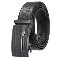HKM-719251 Men's Cowhide Leather Belt - Model LY36-000011-5, Classic Style for Everyday Wear