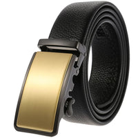 HKM-719251 Men's Cowhide Leather Belt - Model LY36-000011-5, Classic Style for Everyday Wear