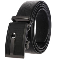 HKM-719251 Men's Cowhide Leather Belt - Model LY36-000011-5, Classic Style for Everyday Wear