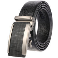 HKM-719251 Men's Cowhide Leather Belt - Model LY36-000011-5, Classic Style for Everyday Wear