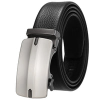 HKM-719251 Men's Cowhide Leather Belt - Model LY36-000011-5, Classic Style for Everyday Wear