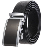 HKM-719251 Men's Cowhide Leather Belt - Model LY36-000011-5, Classic Style for Everyday Wear