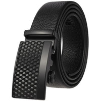 HKM-719251 Men's Cowhide Leather Belt - Model LY36-000011-5, Classic Style for Everyday Wear