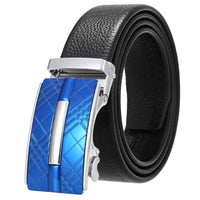 HKM-719251 Men's Cowhide Leather Belt - Model LY36-000011-5, Classic Style for Everyday Wear