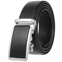 HKM-719251 Men's Cowhide Leather Belt - Model LY36-000011-5, Classic Style for Everyday Wear