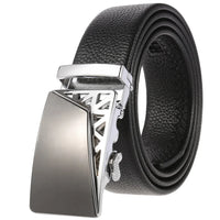 HKM-719251 Men's Cowhide Leather Belt - Model LY36-000011-5, Classic Style for Everyday Wear