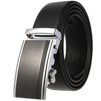 HKM-719251 Men's Cowhide Leather Belt - Model LY36-000011-5, Classic Style for Everyday Wear