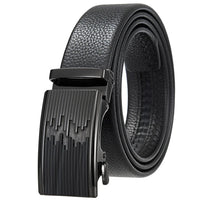 HKM-719251 Men's Cowhide Leather Belt - Model LY36-000011-5, Classic Style for Everyday Wear