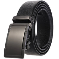 HKM-719251 Men's Cowhide Leather Belt - Model LY36-000011-5, Classic Style for Everyday Wear