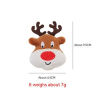 HKM-795795 Christmas Plush Catnip Toys - Santa Claus, Gingerbread Man, Elk Design