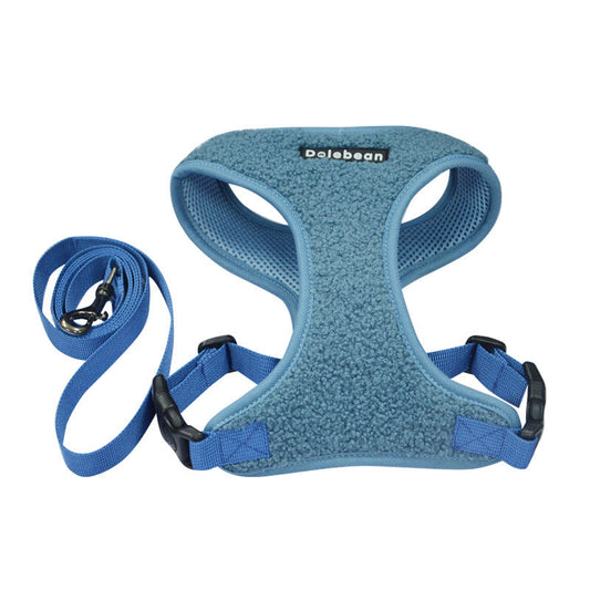 HKM-733075 Comfortable Dog Leash with Double Buckle & Chest Strap in Multiple Colors and Sizes