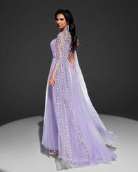HKM-741651 Elegant Purple Women's Dress - Model EZ25027
